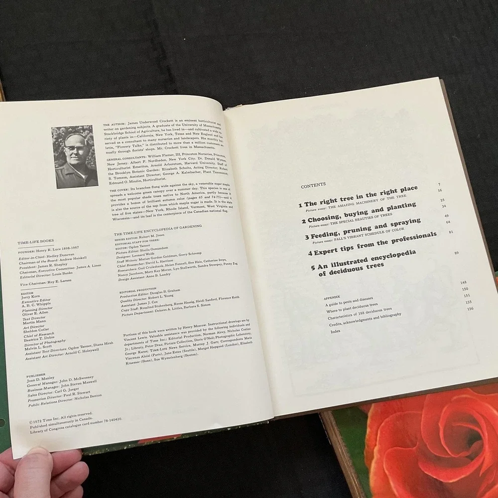 Vintage Time-Life Encyclopedia of Gardening Book Lot‎ Annuals Roses Trees